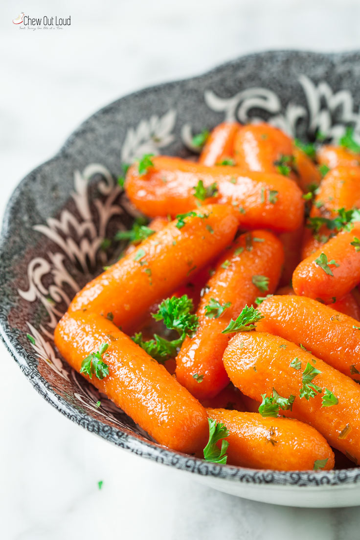 15-Minute Honey Glazed Carrots - Chew Out Loud