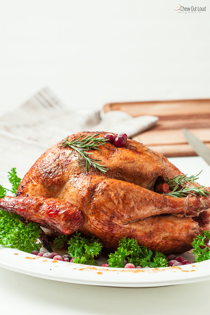 brine turkey, roast turkey, brine and roast turkey