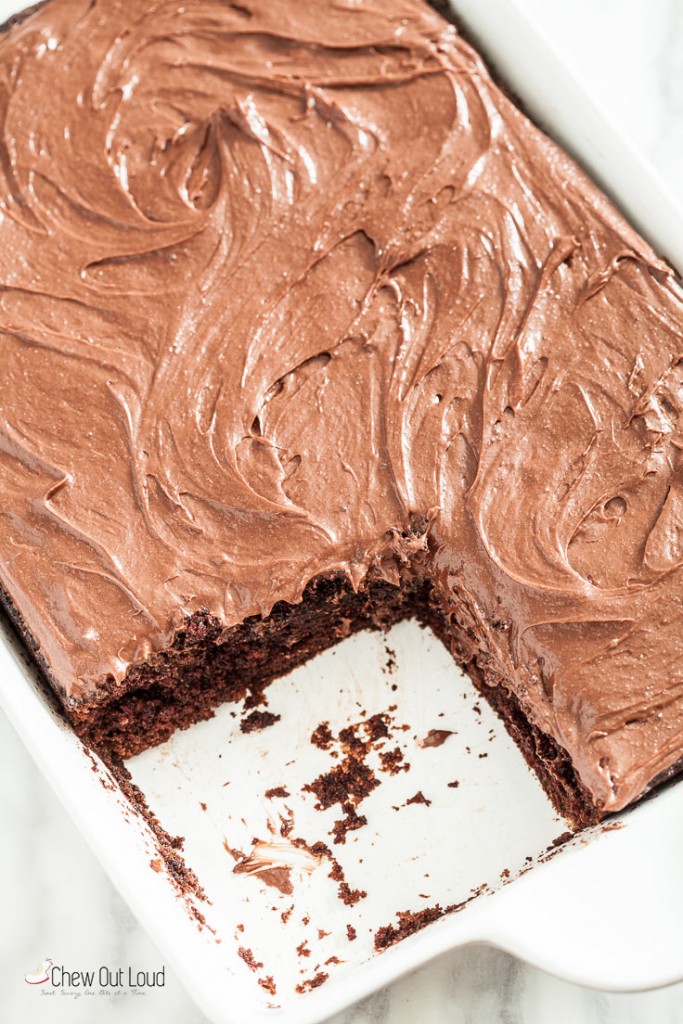 Chocolate Dumpit Cake with Chocolate Cream Cheese Frosting Chew Out Loud