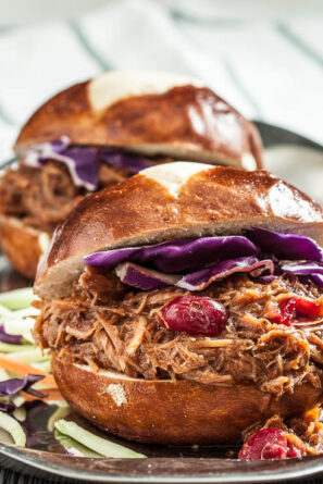 BBQ Pulled Pork Burger