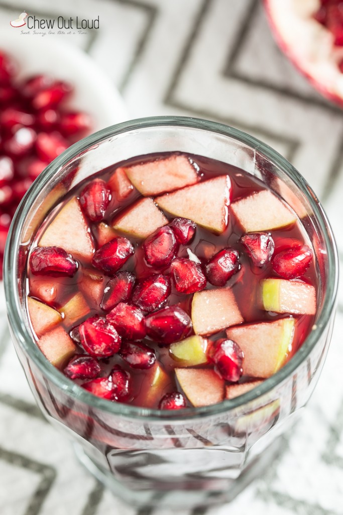 pomegranate apple sangria