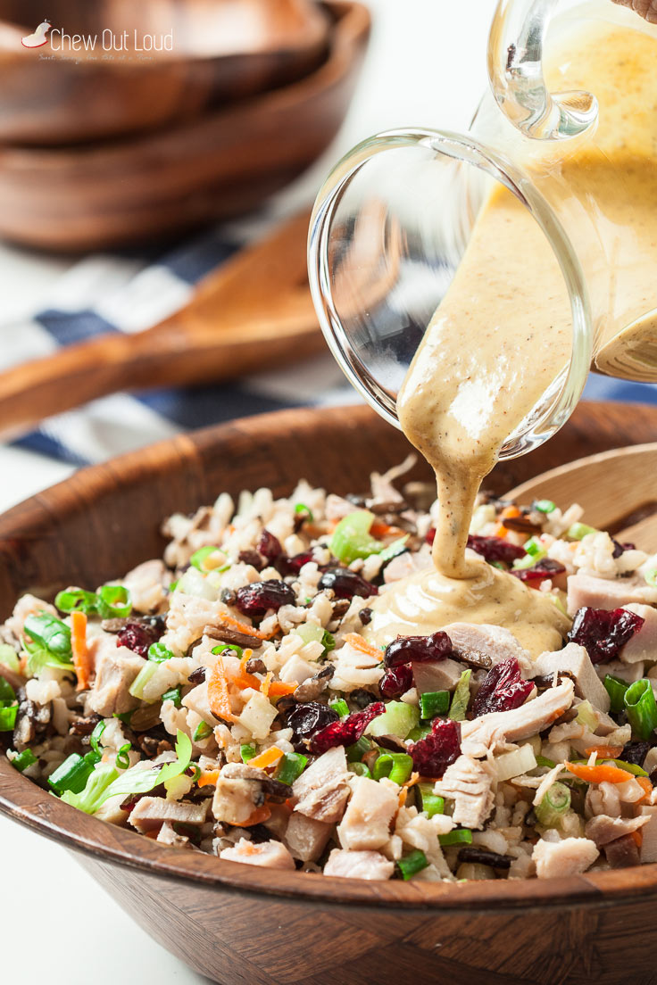 wild rice chicken or turkey salad 2