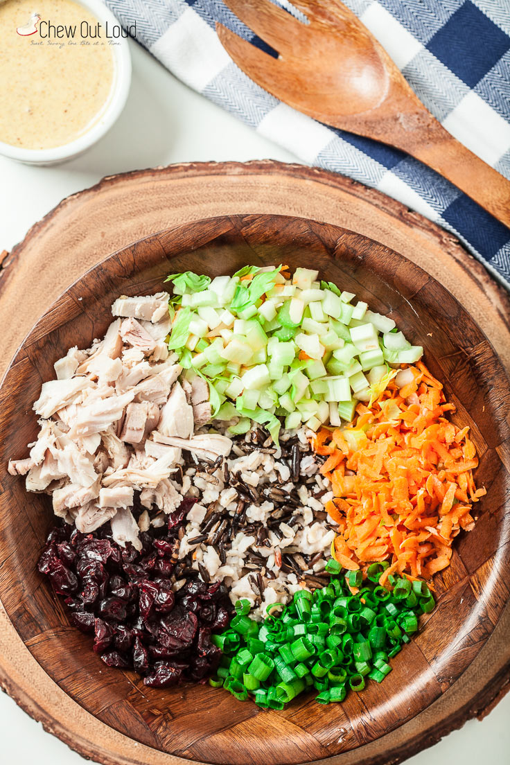 wild rice chicken or turkey salad