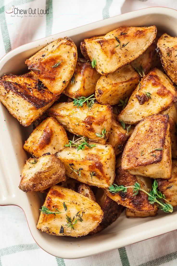 Garlic Herb Roasted Potatoes 2