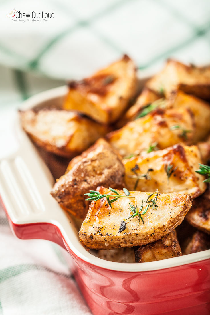 Garlic Herb Roasted Potatoes 3