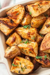 garlic herb roasted potatoes