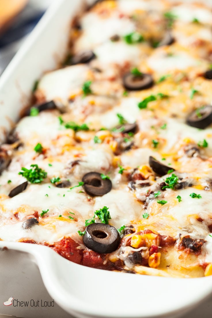 Mexican Style Ravioli Bake 3