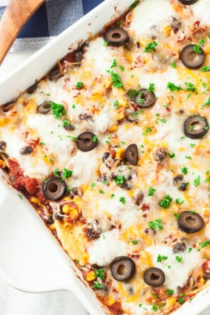 Mexican Style Baked Ravioli