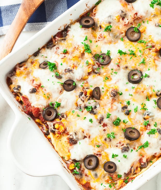 Mexican Style Baked Ravioli