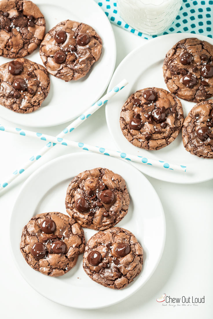 double dark chocolate chip cookies 1