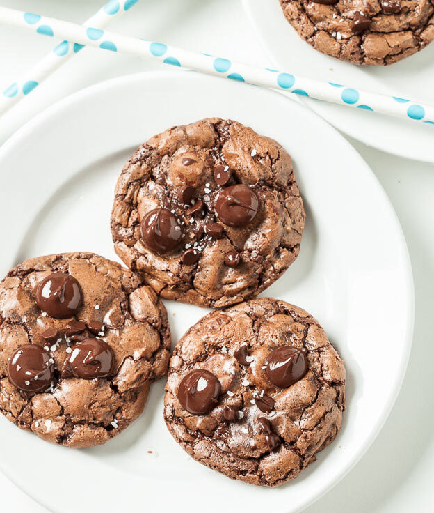 Plate of Chocolate Cookies