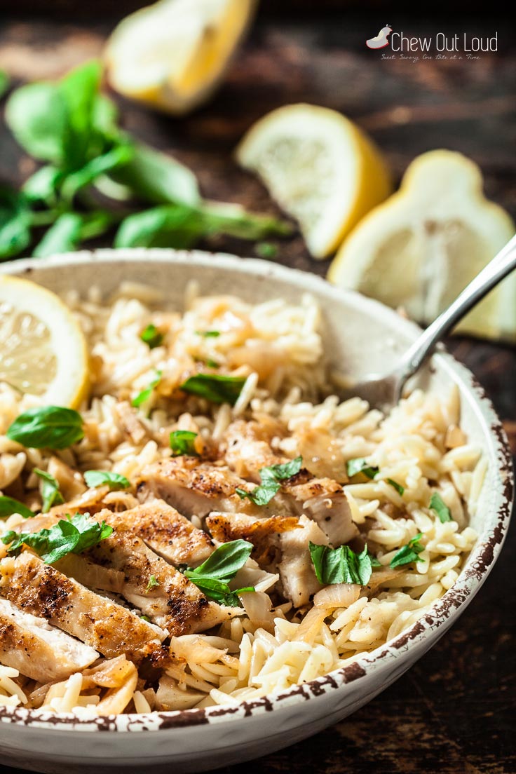 orzo pasta with chicken