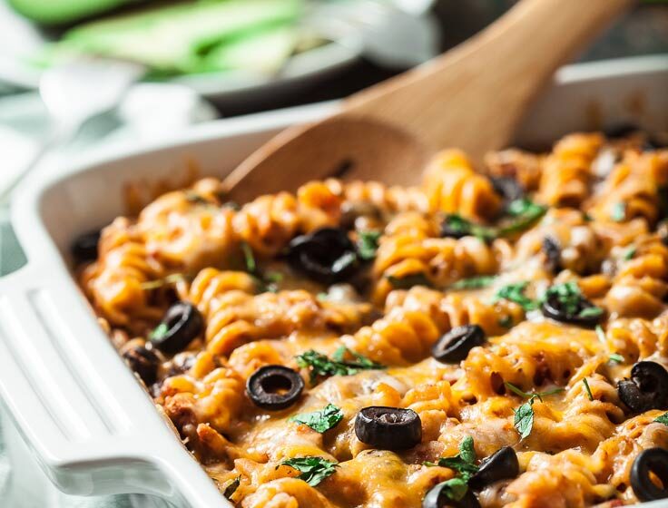 healthy mexican pasta bake