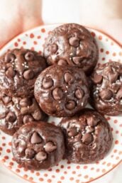 A Plate of Chocolate Cookies