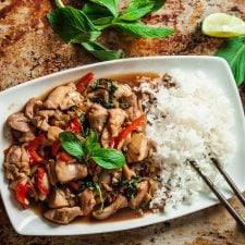 Thai Basil Chicken with Peppers-image