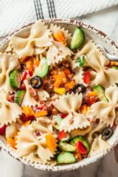 easiest summer italian pasta salad