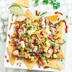 Hawaiian BBQ Chicken Nachos