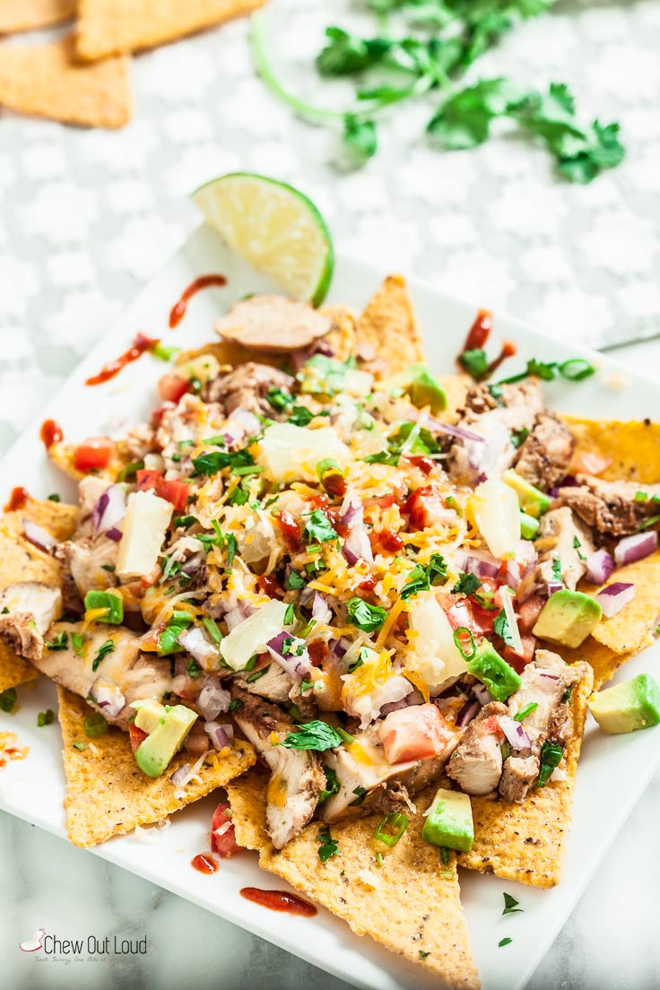 Hawaiian Chicken Nachos