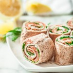 smoked salmon roll-ups