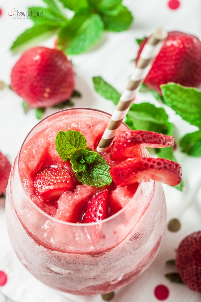 strawberry frose vertical top down