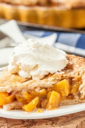 peach pie flaky butter crust