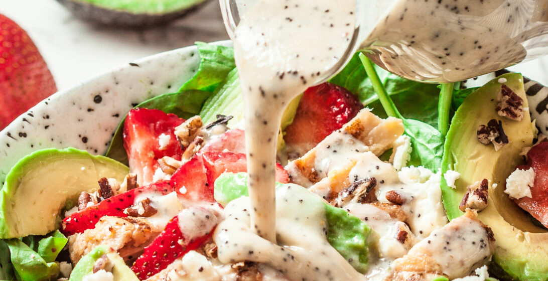 strawberry spinach avocado salad