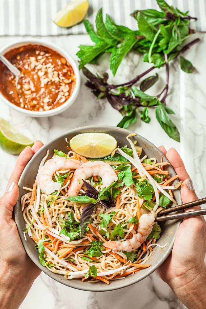 20-Minute Vietnamese Spring Roll Bowl (GF) - Chew Out Loud