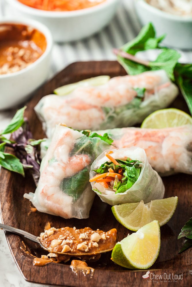 GF Spring Rolls In Rice Paper Wrappers- Gluten Free Homestead