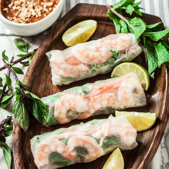 GF Spring Rolls In Rice Paper Wrappers- Gluten Free Homestead