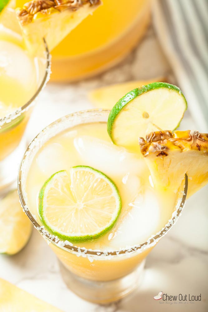 Big Batch Pineapple Margaritas 2