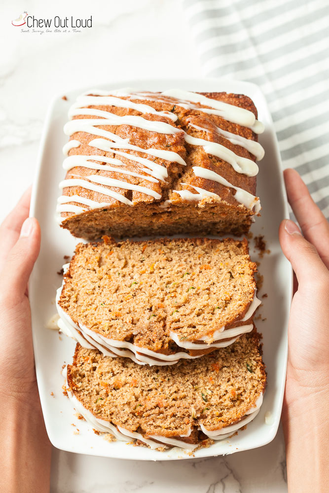 zucchini carrot bread, zucchini bread,  carrot bread, healthy quick bread