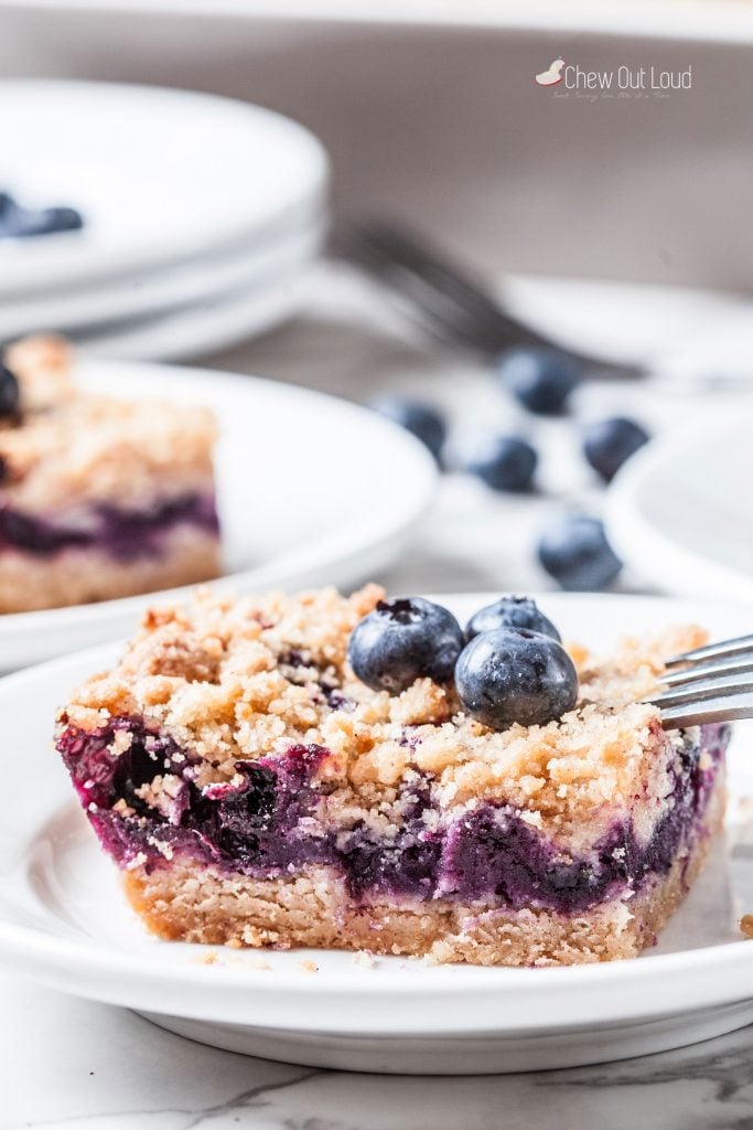blueberry pie crumb bars