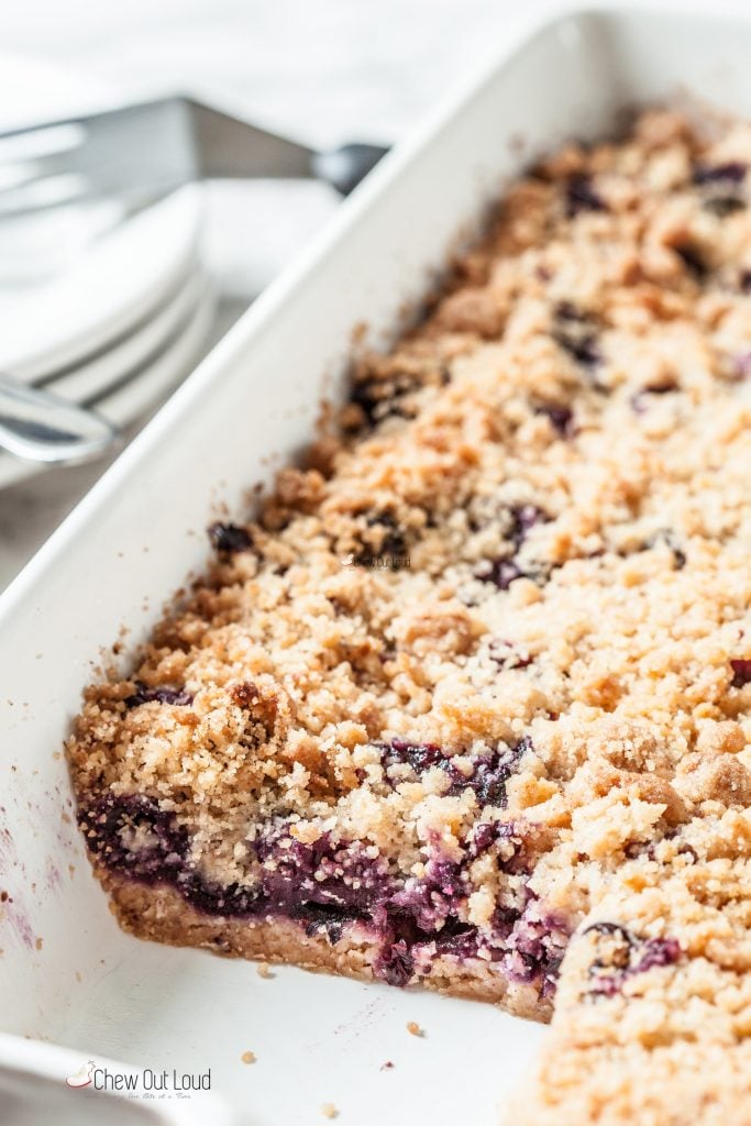 blueberry pie crumb bars