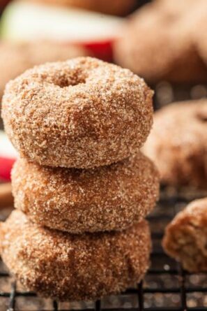 cinnamon apple baked donuts