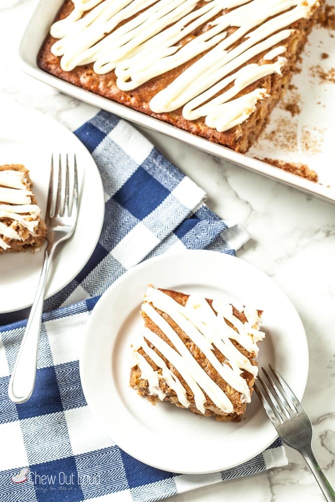 Apple Cake with Vanilla Frosting