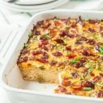 A Casserole of Stuffed Sweet Potato