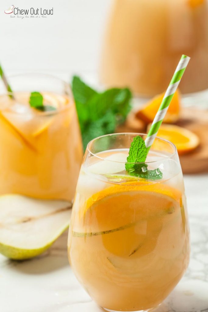 ginger pear sangria