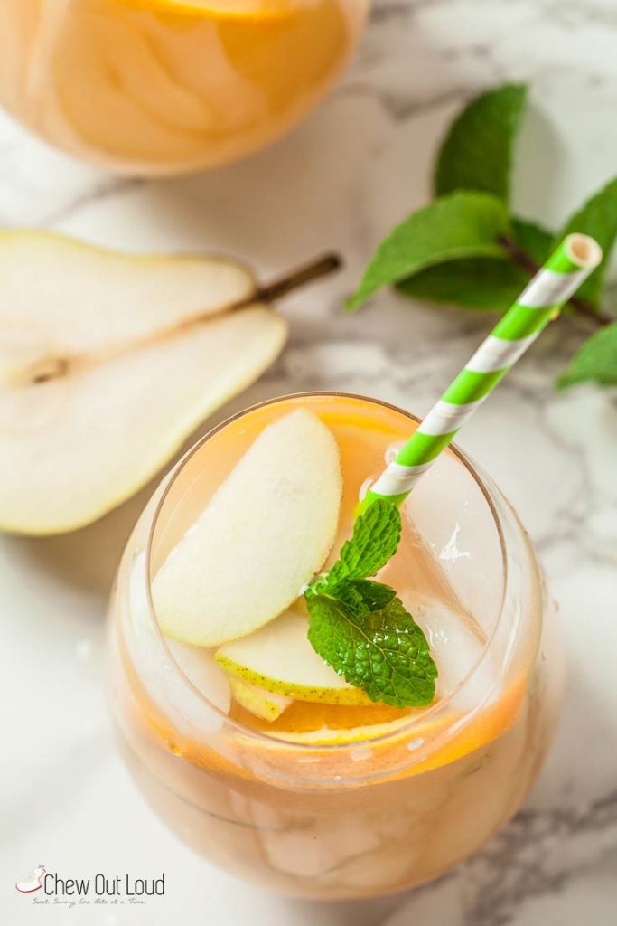 ginger pear sangria