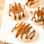 Cookies with Caramel and Chocolate Toppings