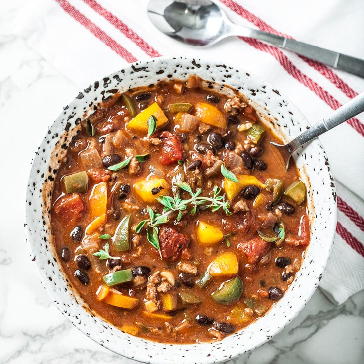 Healthy Fall Pumpkin Chili Recipe Chew Out Loud