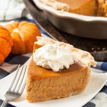 Pumpkin Pie with Frosting