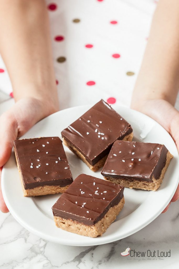 no bake chocolate peanut butter bars