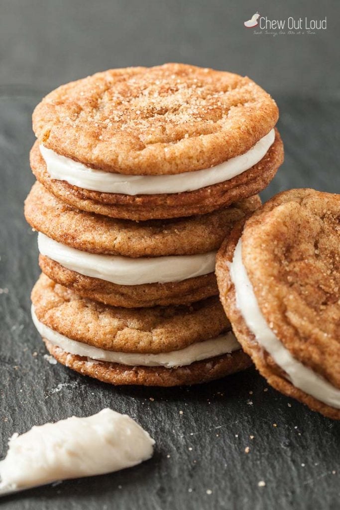 snickerdoodles snickerdoodle sandwich cookies