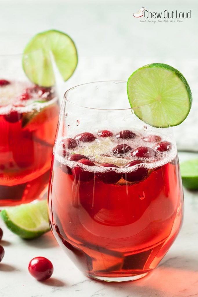 cranberry prosecco cocktail 