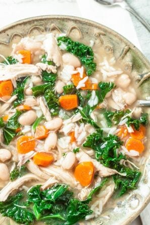 Chicken Kale White Bean Soup