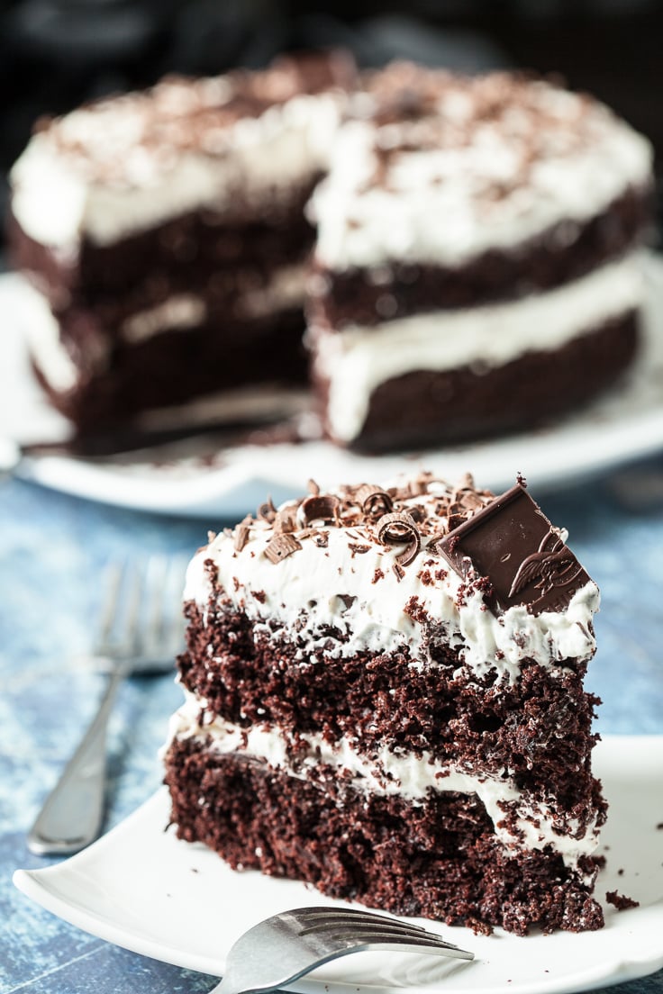 chocolate whipped cream cake