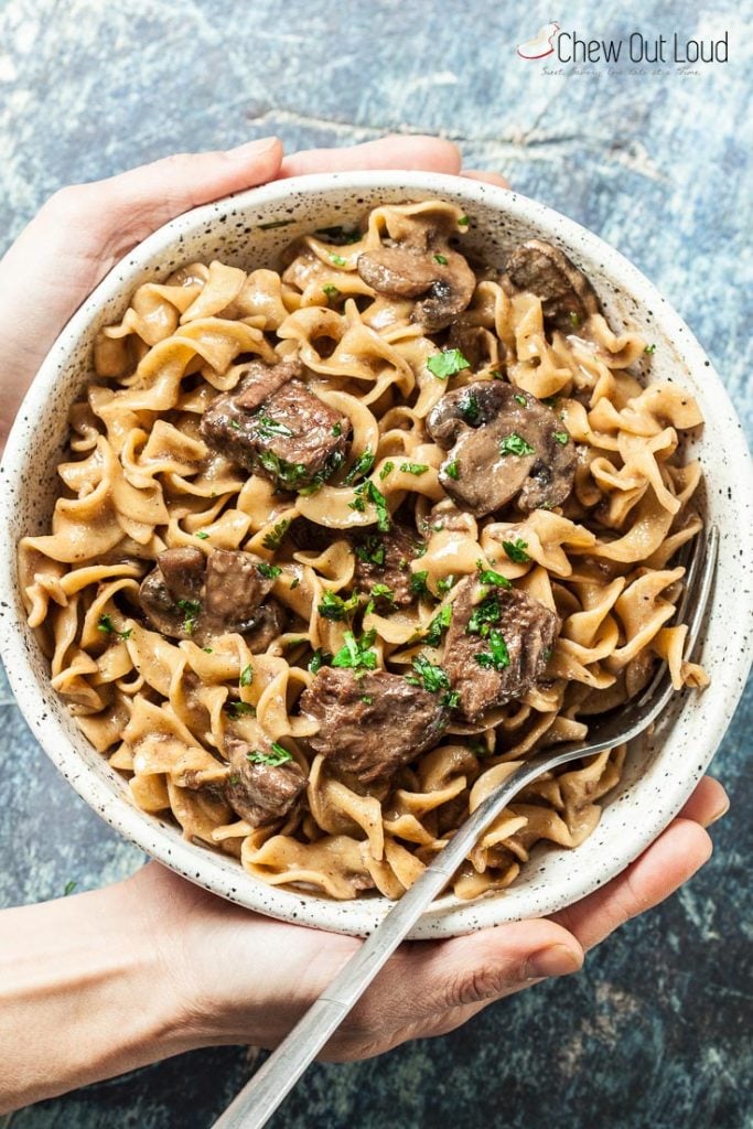 instant pot beef stroganoff recipe