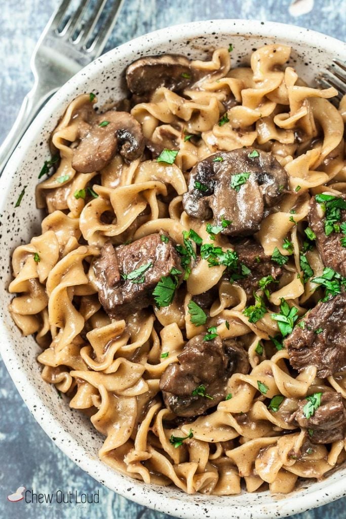 instant pot beef stroganoff recipe