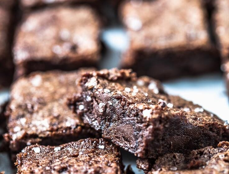 dark chocolate brownies