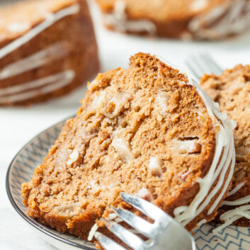 Pear Cake with Icing